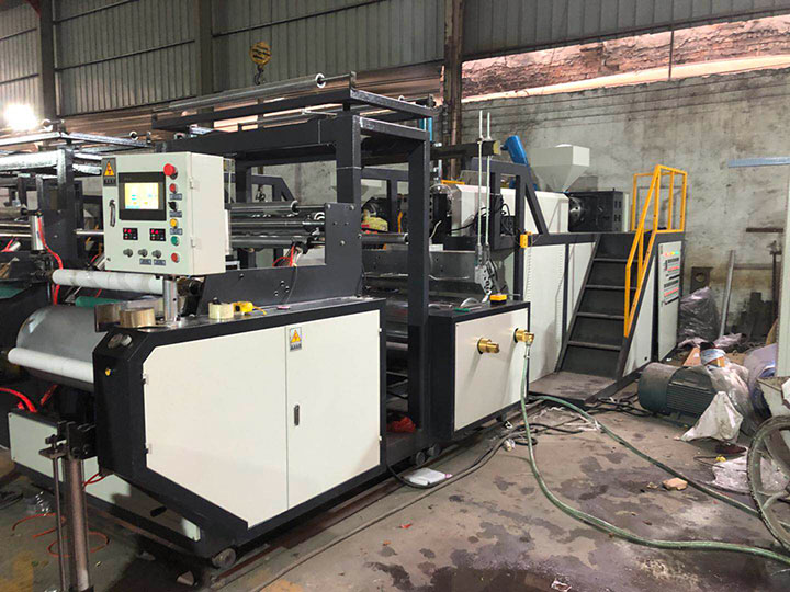 LSPE1000型流延纏繞膜機保鮮膜機-全自動拉伸纏繞膜機器